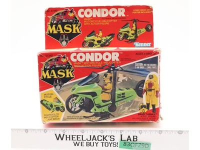 Condor Brad Turner 100% Complete W/Box MASK 1985 Vintage Vehicle