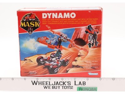 Dynamo Complete W/BOX & INSERT MASK M.A.S.K. 1987 Kenner UNUSED STICKERS NM
