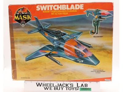 Switchblade W/ Miles Mayhem 100% Complete W/Box MASK 1985 Vintage Action Vehicle