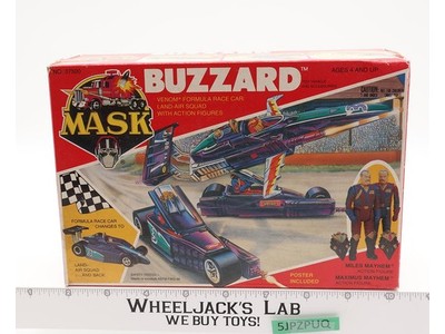 Buzzard W/ Miles & Maximus Mayhem 100% Complete W/BOX MASK M.A.S.K. 1986 Kenner
