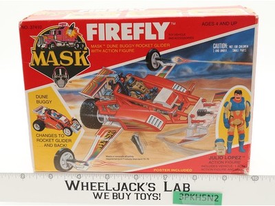 Firefly Julio Lopez 100% Complete W/Box MASK 1986 Kenner Vintage Action Vehicle
