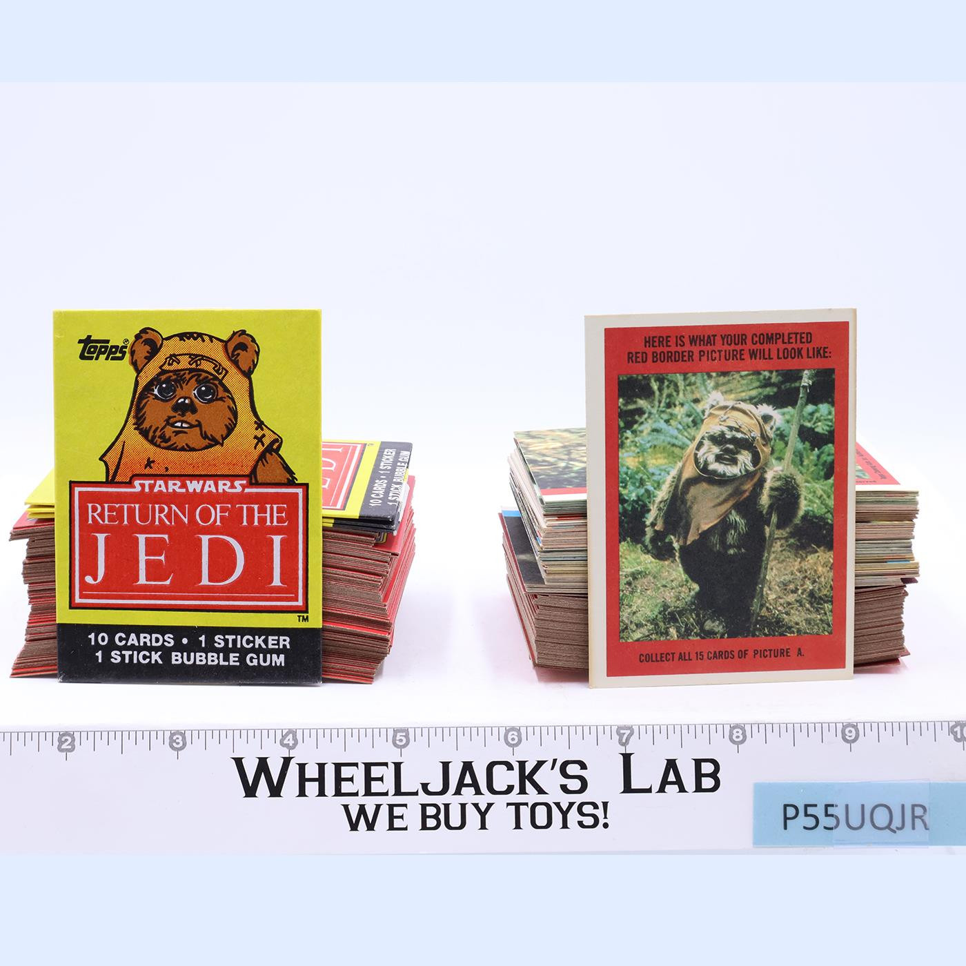 Complete Set + Stickers Star Wars ROTJ 1983 Topps Trading Cards