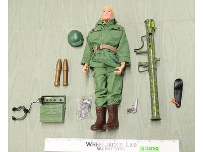 Army Green Beret Blonde Painted GI Joe 1966 Hasbro Vintage 12" Action Figure