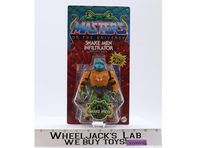 Snake Men Infiltrator Masters of the Universe 2023 Mattel Figure NEW SEALED