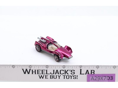 Mantis Magenta w/ White Interior 1969 1970 Redline Hot Wheels Mattel Vtg RL USA