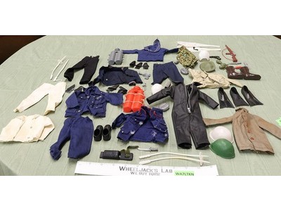 Lot Of Unbranded Uniforms & Accessories For 12" Figures Ken Joe Action Military