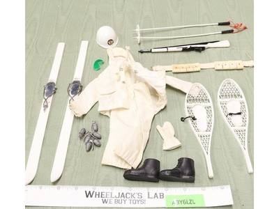 Mountain Troops Ski Patrol Equipment Set GI Joe 1964 Hasbro 12" Accessories