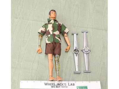 Mike Powers Atomic Man Complete GI Joe 1975 Hasbro 12" Action Figure