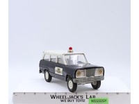 Hi-Way Patrol Jeep Wagoneer Black & White Pressed Steel 1960s Tonka Vintage Toy