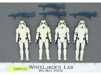 Lot of 4 Star Wars Imperial Stormtroopers 1980s Kenner Vintage Action Figures