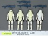Lot of 4 Star Wars Imperial Stormtroopers 1980s Kenner Vintage Action Figures