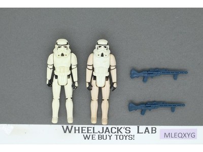 Lot of 2 Star Wars Imperial Stormtroopers 1980s Kenner Vintage Action Figures