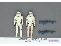 Lot of 2 Star Wars Imperial Stormtroopers 1980s Kenner Vintage Action Figures