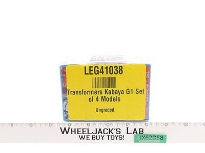 Set of 4 Transformers Kabaya Gum Candy Takara Action Figures NEW SEALED
