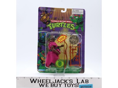 Splinter W/ Coin Teenage Mutant Ninja Turtles TMNT 1992 Playmates NEW SEALED