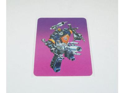 Bombshell Card 114 Variant Color Transformers Action Trading Cards 1985 G1