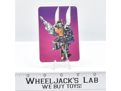 Kickback Card 113 Variant Color Transformers Action Trading Cards 1985 G1