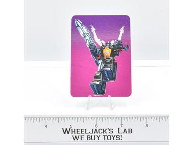 Shrapnel Card 112 Variant Color Transformers Action Trading Cards 1985 G1