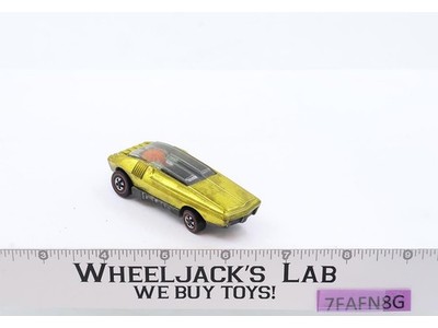 Whip Creamer Yellow 1969 1970 Hot Wheels Mattel Vintage Redline RL