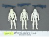 Lot of 3 Star Wars Hoth Snowtrooper Stormtroopers 1980s Kenner Action Figures