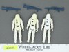 Lot of 3 Star Wars Hoth Snowtrooper Stormtroopers 1980s Kenner Action Figures