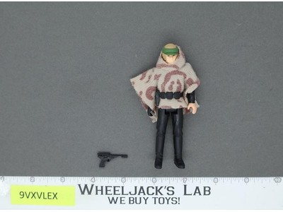 Luke Skywalker Battle Poncho Complete Star Wars 1985 Kenner Figure NO REPRO
