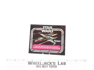 X-Wing Pink Banner 20-Figure Mini Toy Catalog ORIGINAL Star Wars 1978 Kenner