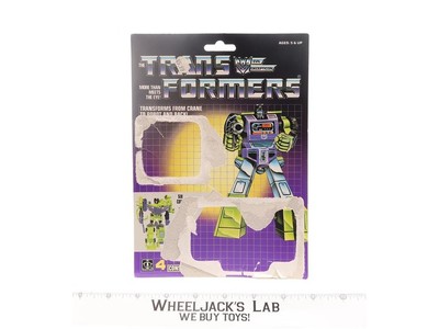 Hook Cardback 1985 Vintage Hasbro G1 Transformers Action Figure