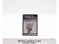 Kickback Action Figure Instruction Manual Booklet 1984 Hasbro G1 Transformers