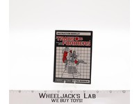 Ultra Magnus Instructions Manual Booklet 1986 Vintage Hasbro G1 Transformers