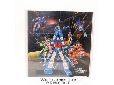 Transformers The Movie Poster 16.25"x16.25 Mail in Catalog Insert 1986 Vintage