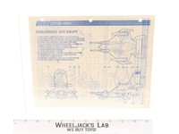 Dreadnok Air Skiff 1987 ORIGINAL Instructions Blueprints G.I. Joe Hasbro