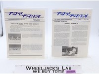 Lot of 2 Kenner Products Newsletters Issue 6 1989 Vintage Action Figure