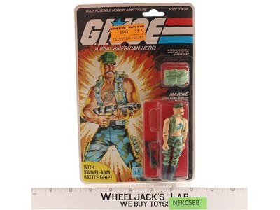 Gung-Ho 32 Back GI Joe 1985 Hasbro Vintage Action Figure NEW MOSC SEALED