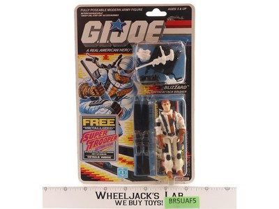Blizzard 34-Back GI Joe 1988 Hasbro Vintage Action Figure NEW MOSC SEALED