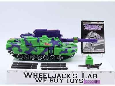G2 Megatron Tank 100% Complete 1993 Vintage Hasbro Transformers Action Figure