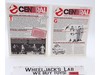 Lot of 2 Central The Real Ghostbusters Newsletters 1987 Vintage Action Figure