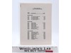 Kenner Tonka 1988 Toy Fair Toy Store & Employee Price Lists Vintage