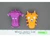 Mini Traps Ghosts Orange & Purple The Real Ghostbusters 1984 Kenner Vintage