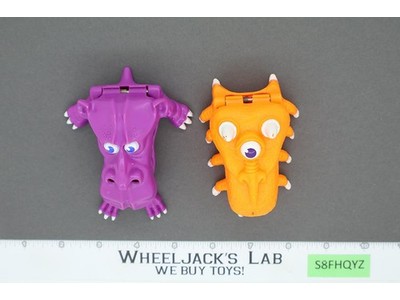 Mini Traps Ghosts Orange & Purple The Real Ghostbusters 1984 Kenner Vintage