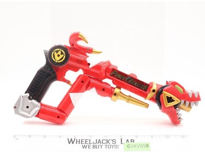 Red Tyranno Staff Power Rangers Dino Thunder 2003 Bandai Action Figure WORKS