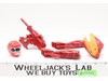 Red Battlized Warrior Power Rangers Wild Force 100% Complete 2002 Bandai 12" Fig