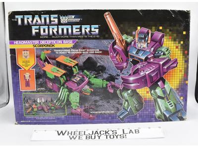 Scorponok MIB 100% Complete 1986 Vintage Hasbro Action Figure G1 Transformers