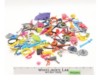 Lot of 108 Teenage Mutant Ninja Turtles TMNT 1980-1990s Accessories Parts Pieces