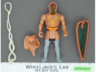 Snakebite Evil Warrior Super Naturals 100% Complete 1987 Tonka Vintage Figure