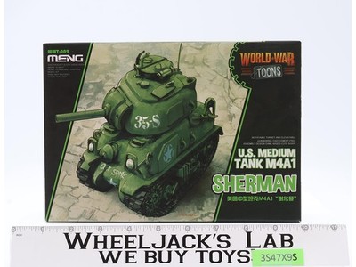 US Medium Tank M4A1 Sherman World War Toons 2017 Meng Model Kit NEW MIB