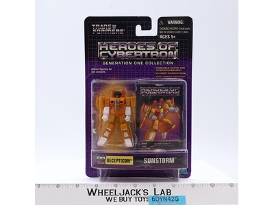 Sunstorm Transformers Heroes of Cybertron Botcon 2004 Hasbro Figure NEW SEALED