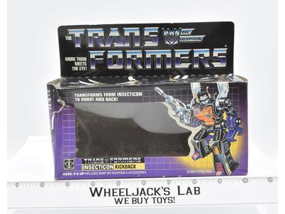 Kickback Box Only 1985 Action Figure Vintage Hasbro G1 Transformers