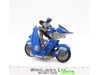 Navy Thunder Glider Cycle Ninja Storm Power Rangers 2003 Bandai Figure Vehicle