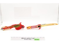 Red Samurai Gun Blaster Sword 18 Inch Ninja Storm Power Rangers 2002 WORKS